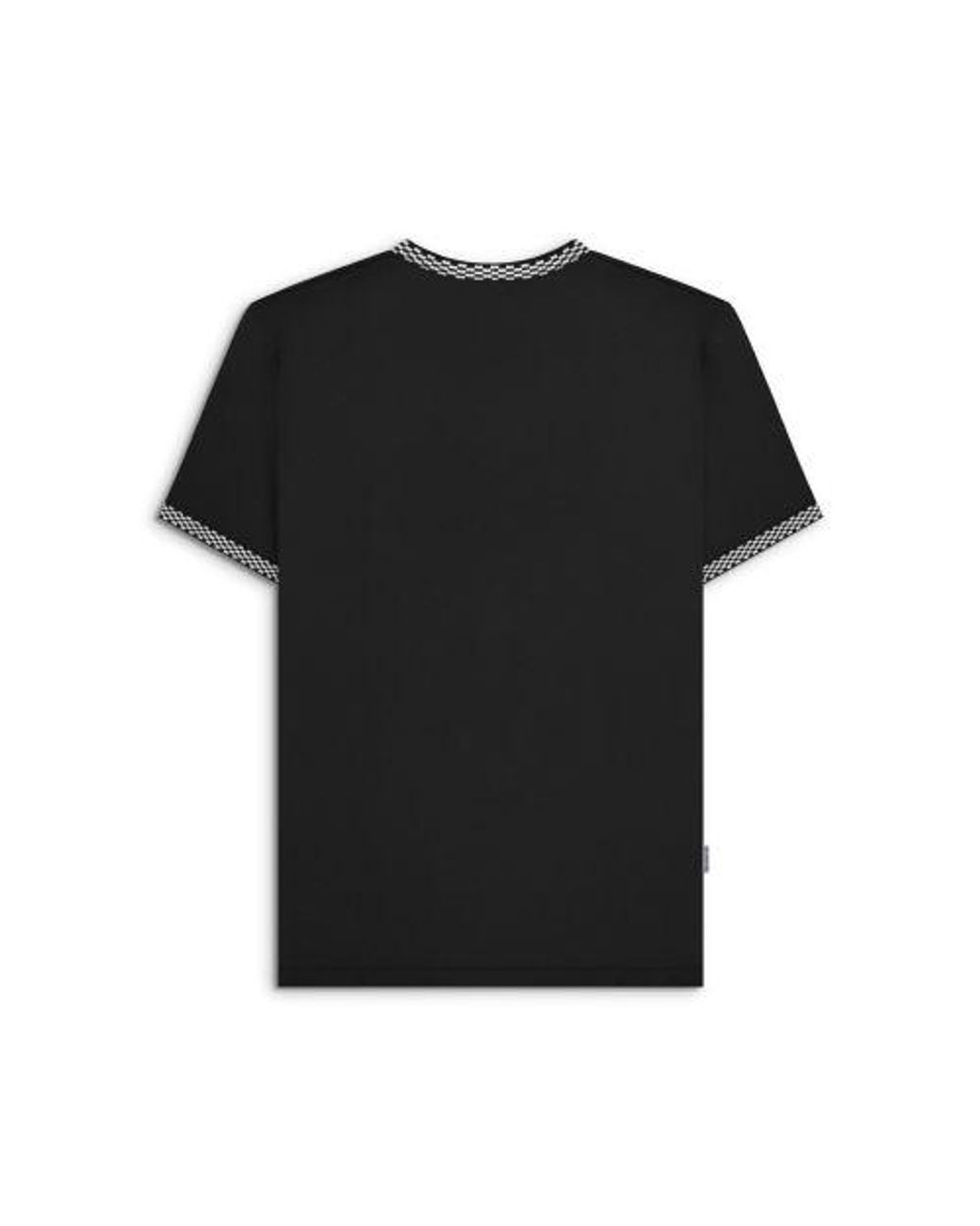 Lambretta Black Two Tone Ringer T-Shirt for men