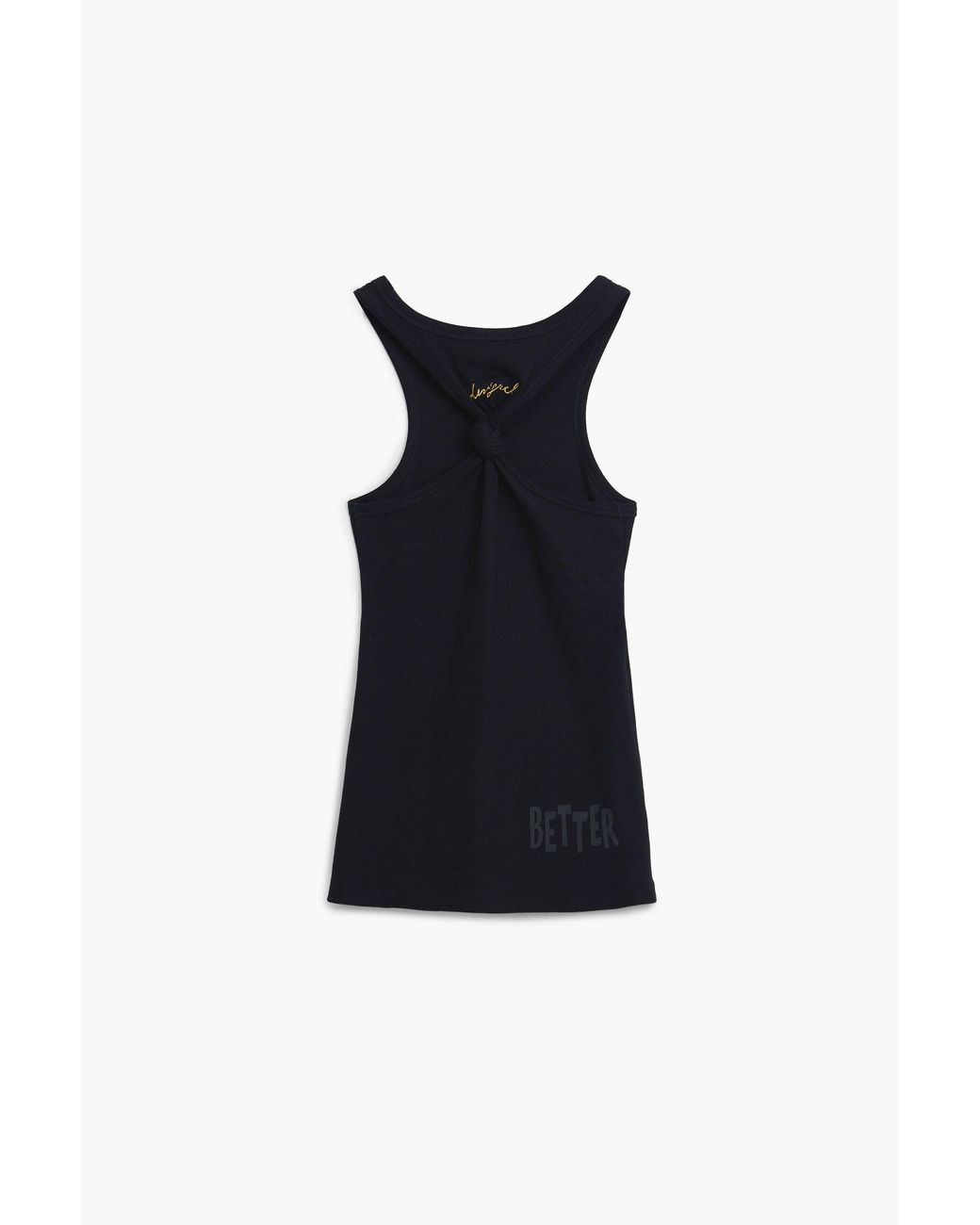 Desigual Blue Knotted T-Shirt, Cotton