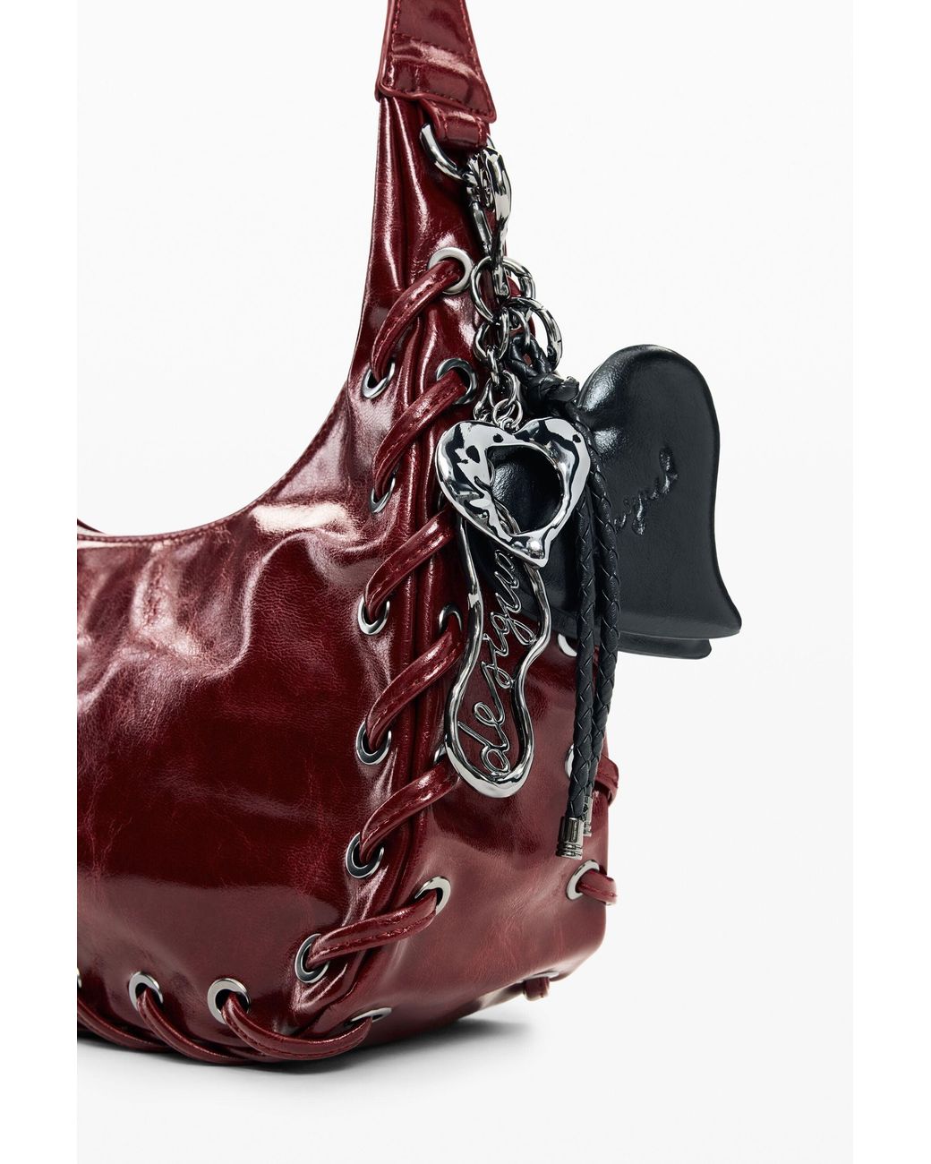 Desigual Red Small Bag, Polyurethane