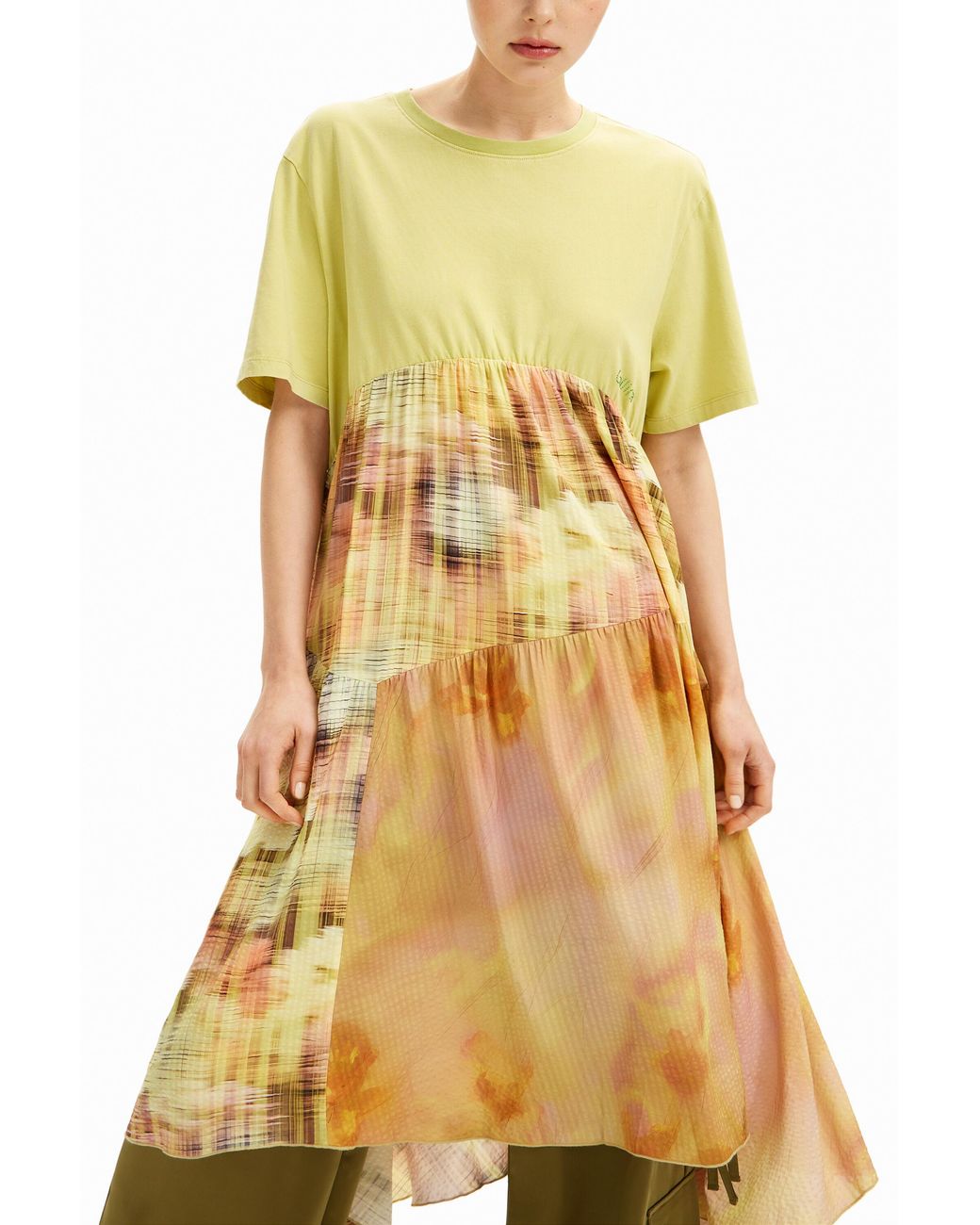 Desigual Yellow Collina Strada Fairy Dress