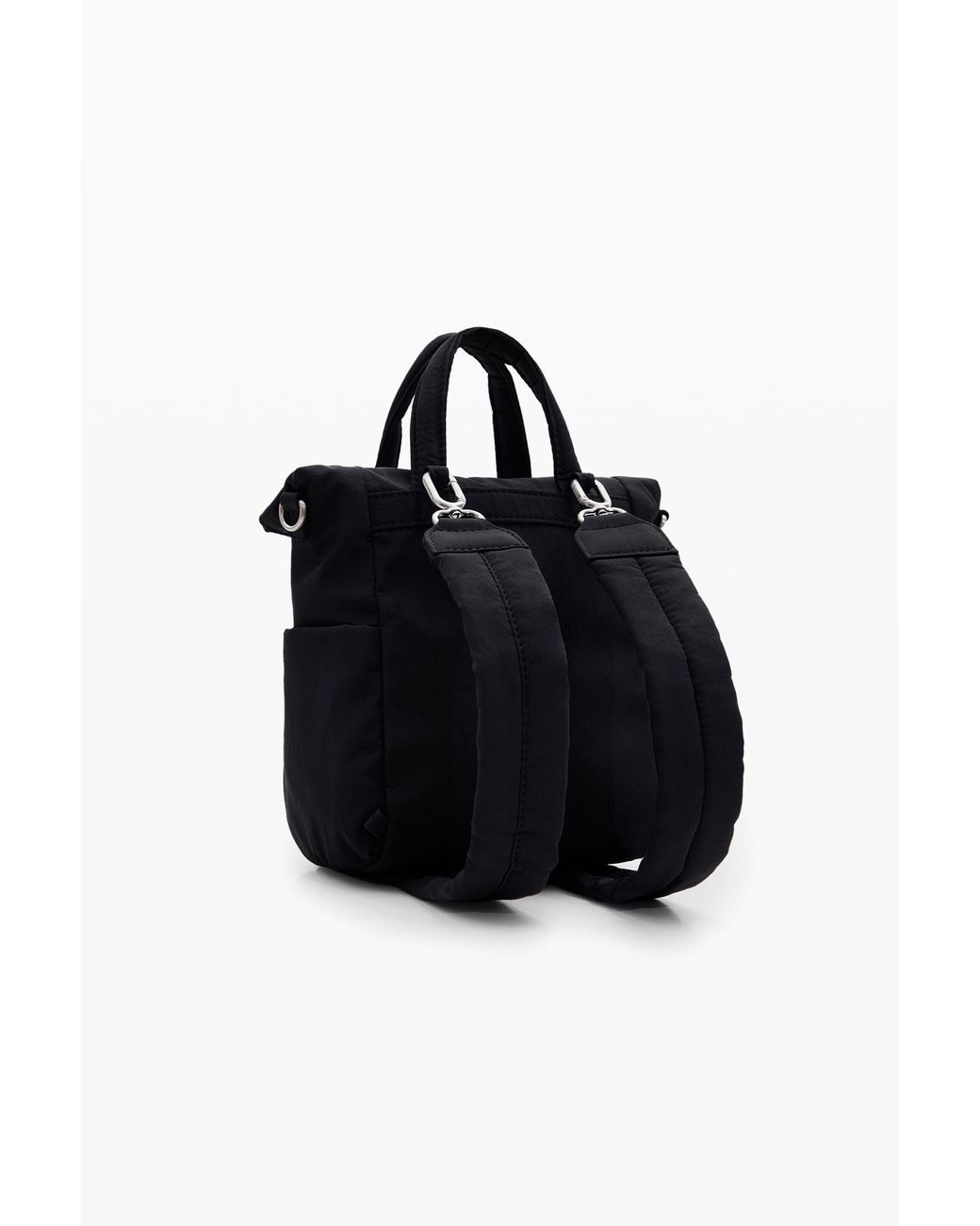 Desigual Black Xs Multi-Position Voyager Backpack, Polyamide