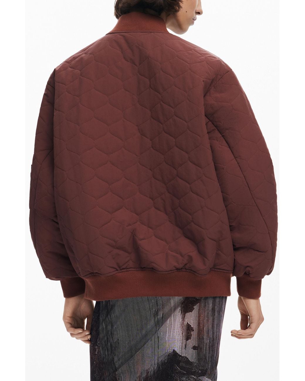 Desigual Brown Jacket Designed By Mr. Christian Lacroix