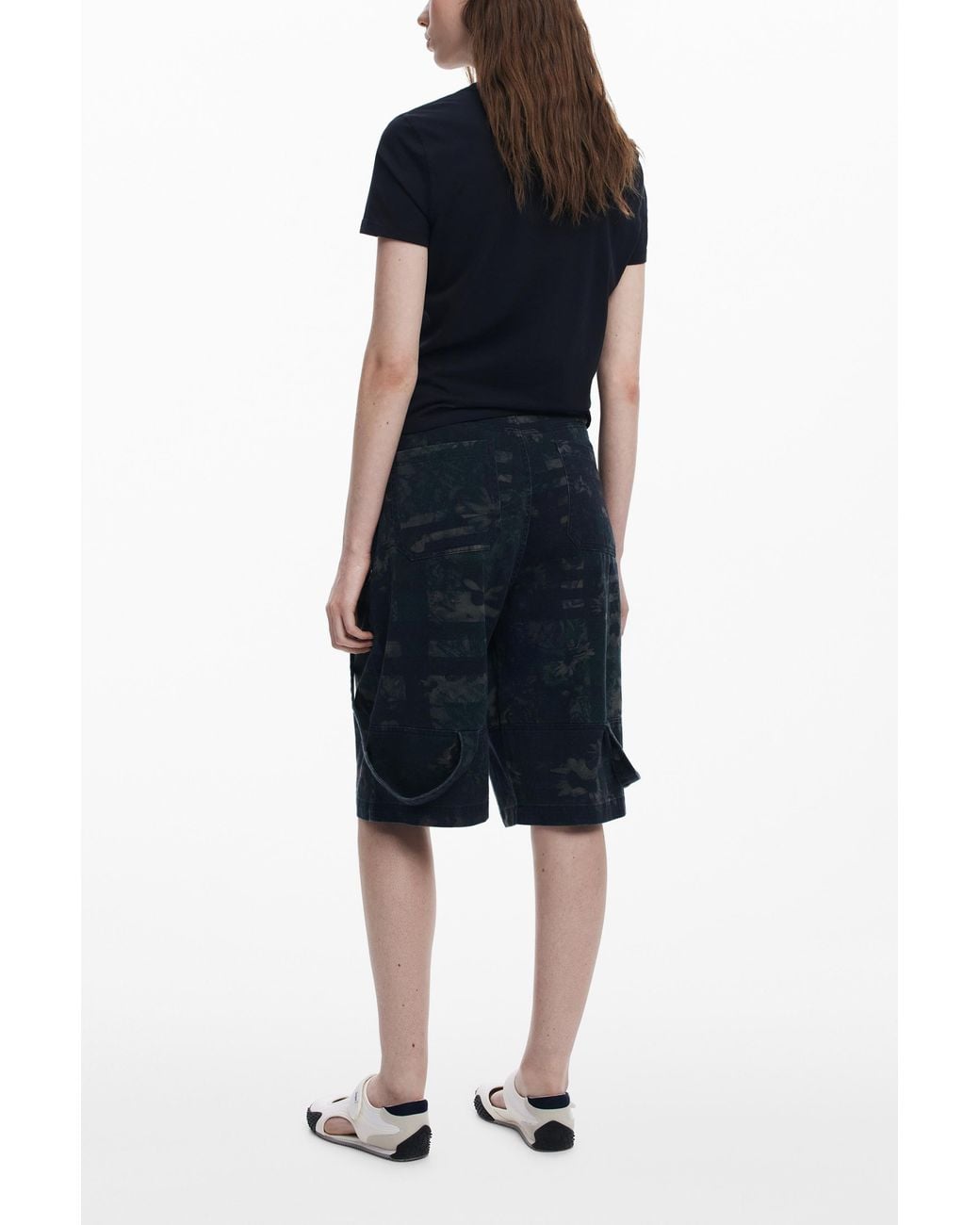 Desigual Blue Collina Strada Reversible T-Shirt, Cotton