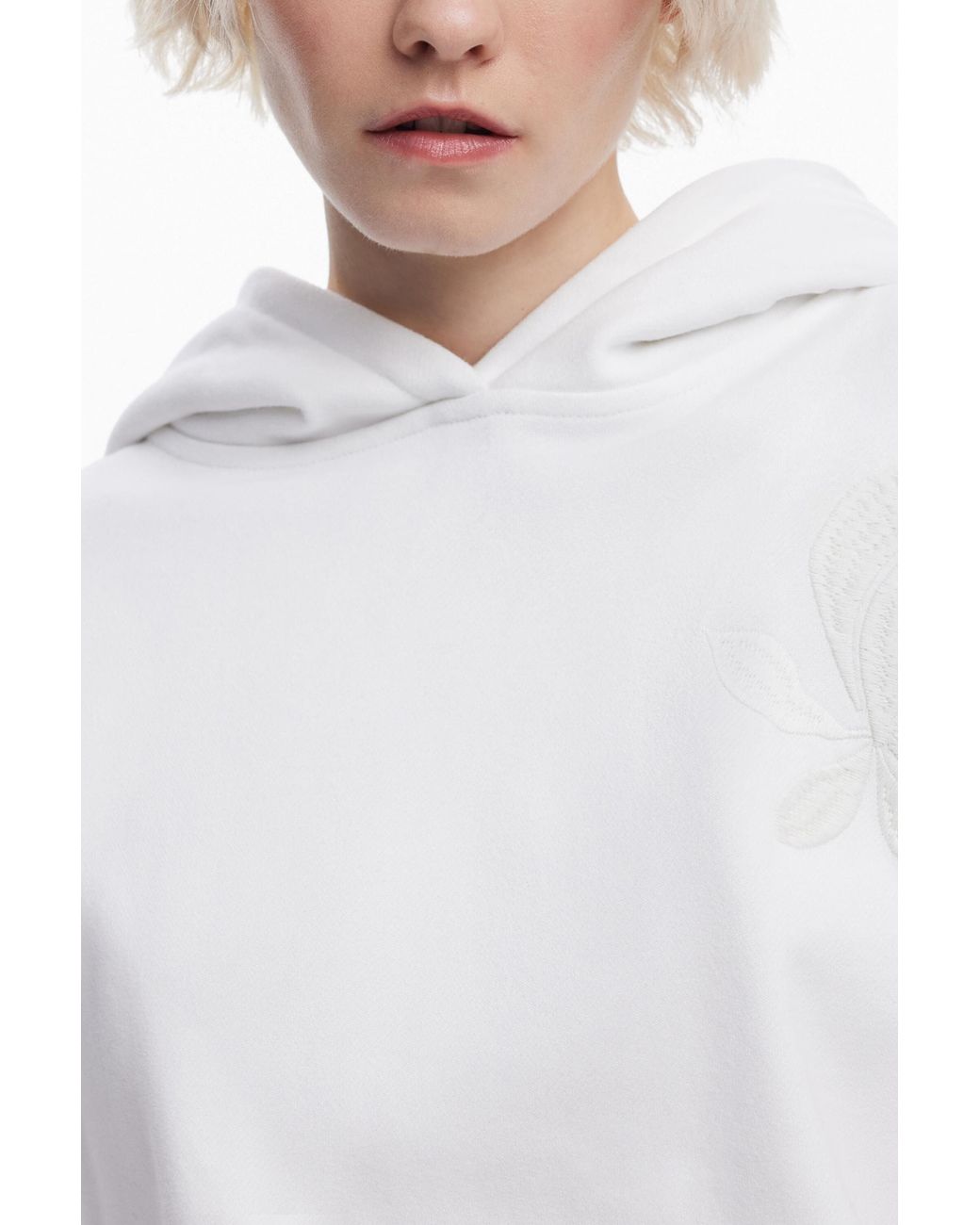 Desigual Gray Sweatshirt Designed By Mr. Christian Lacroix