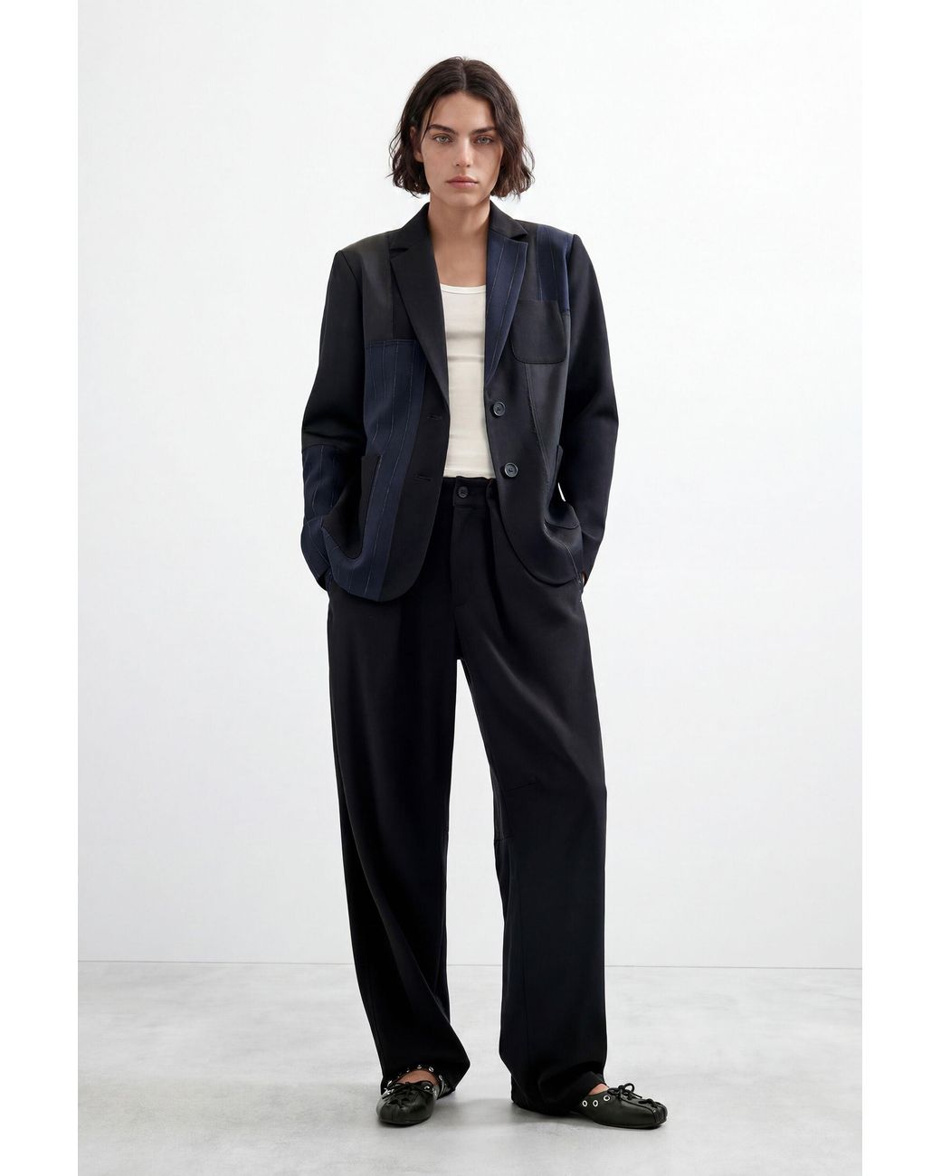 Desigual Blue Regular Blazer