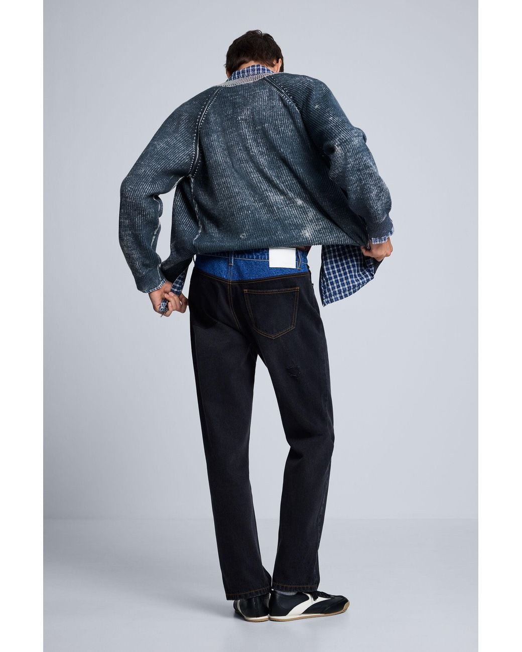 Desigual Blue Double Waist Jeans, Cotton for men
