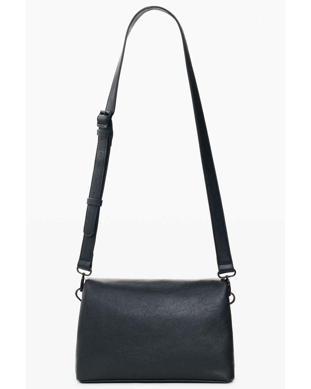 Desigual Black Medium Mickey Bag, Polyurethane
