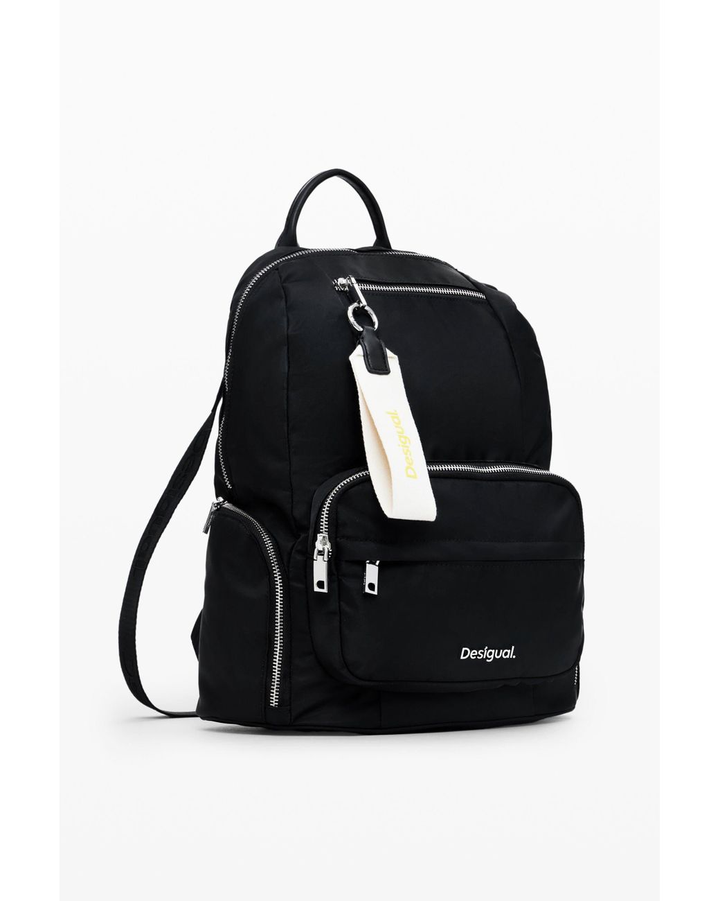 Desigual Medium Backpack With Multiple Pockets in Black Lyst UK