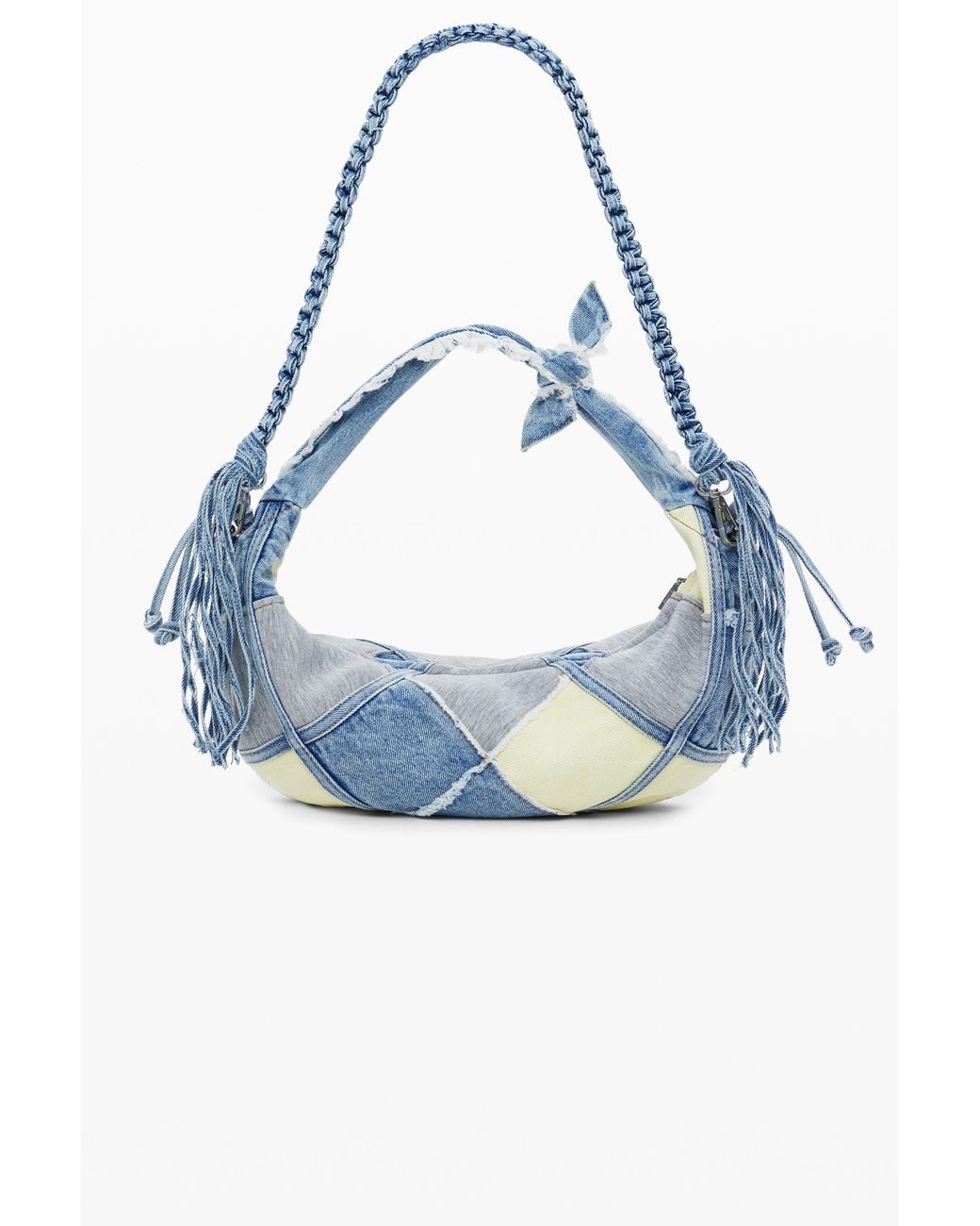 Desigual Blue Medium Patchwork Bag