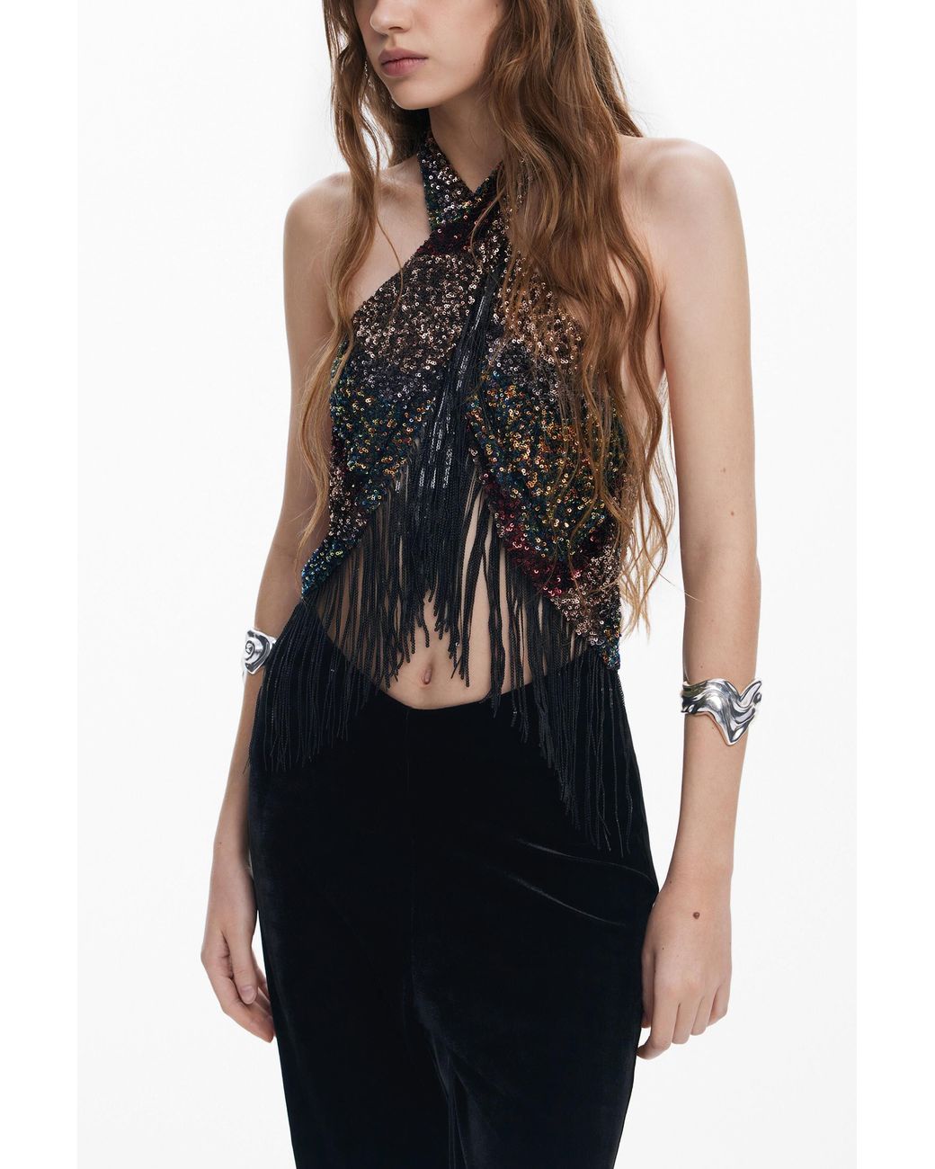 Desigual Black Two-Piece Jumpsuit, Polyester