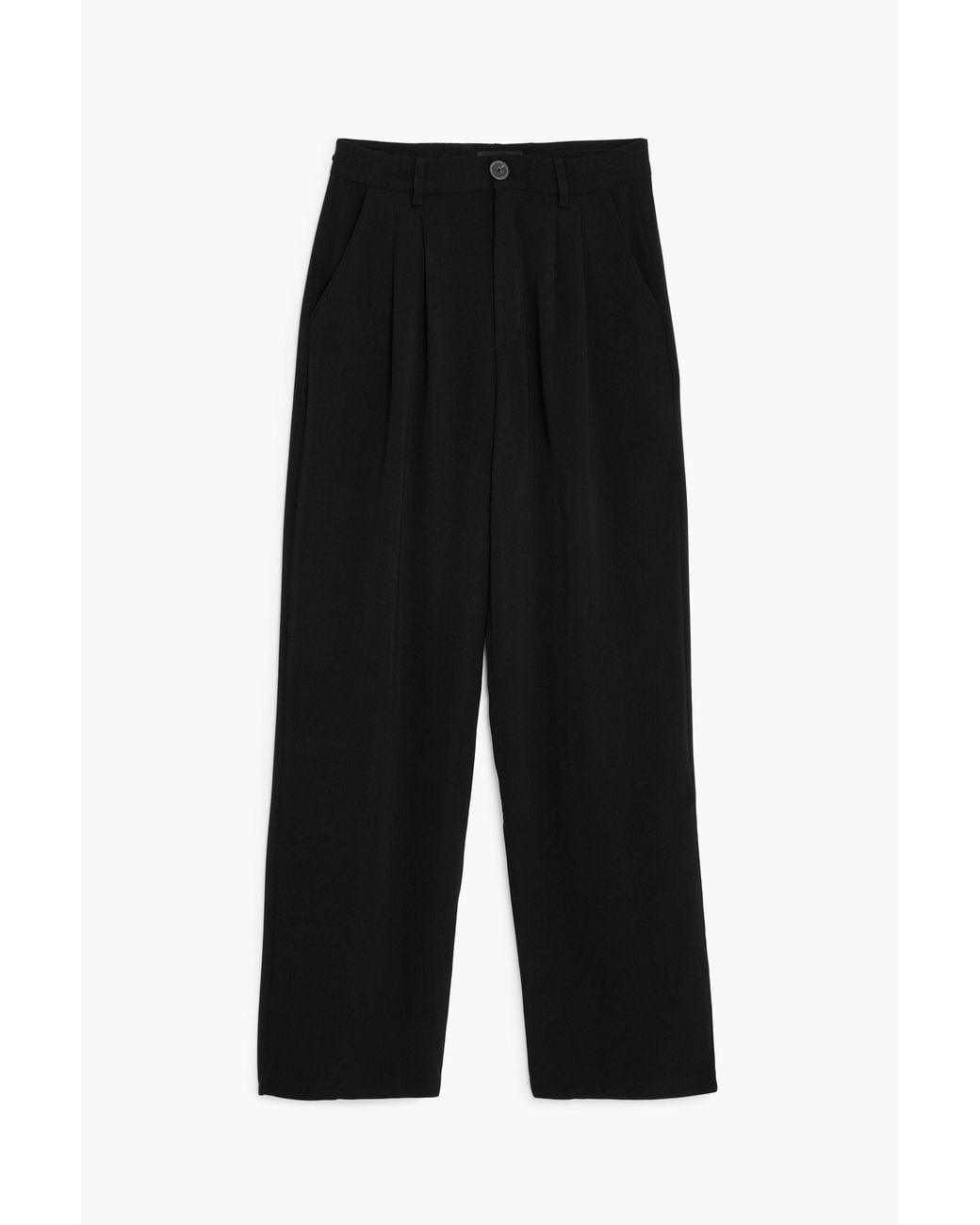 Desigual Black Pleated Trousers, Polyester
