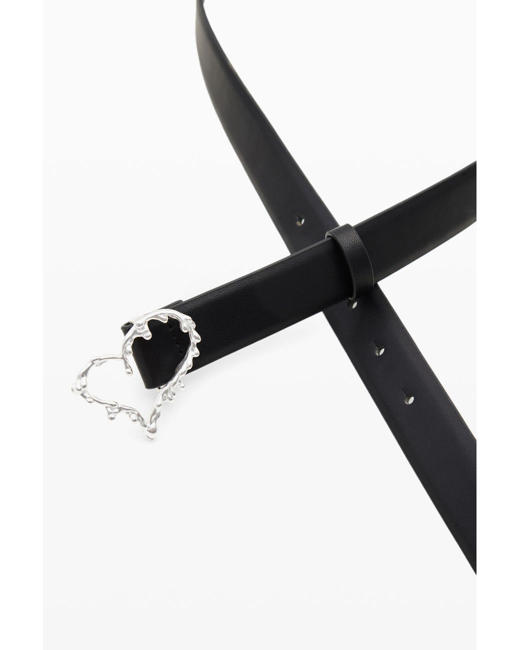 Desigual White Zalio Leather Belt