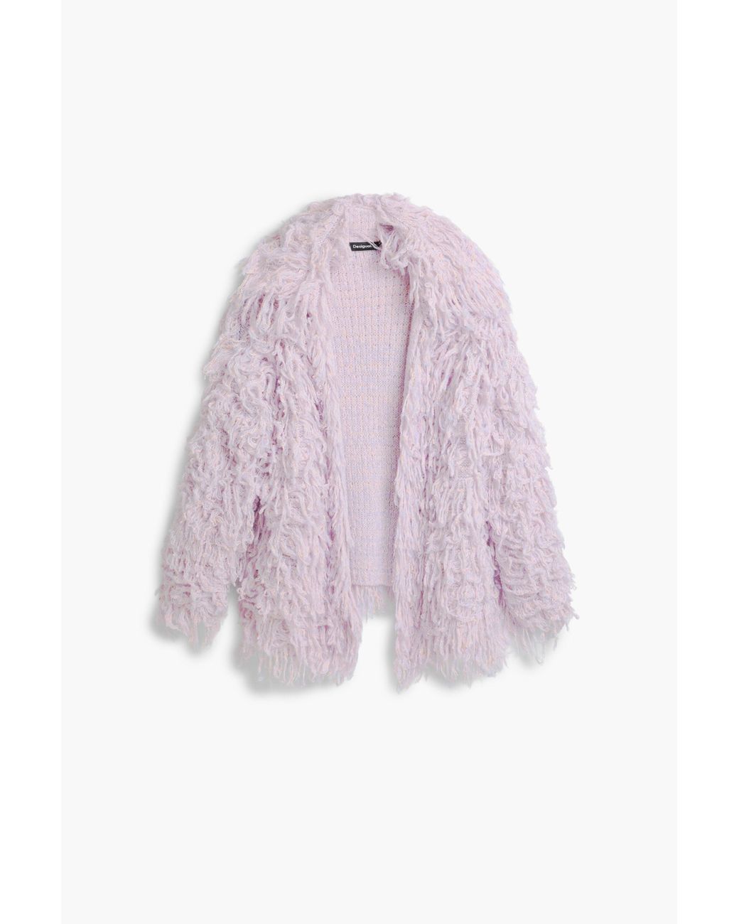 Desigual White Hair Cardigan Sweater
