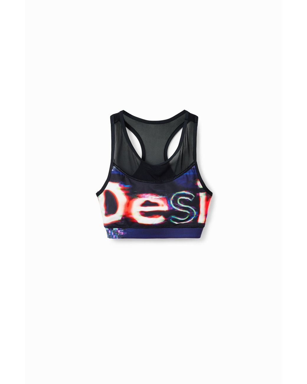 Desigual Black Logo Sport Top