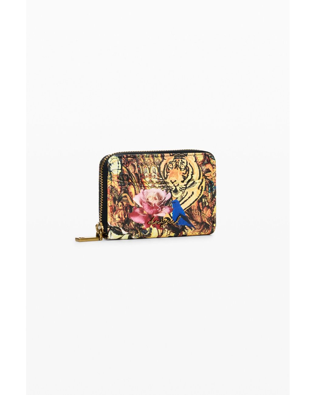 Desigual White Printed Wallet M C Lacroix, Polyurethane