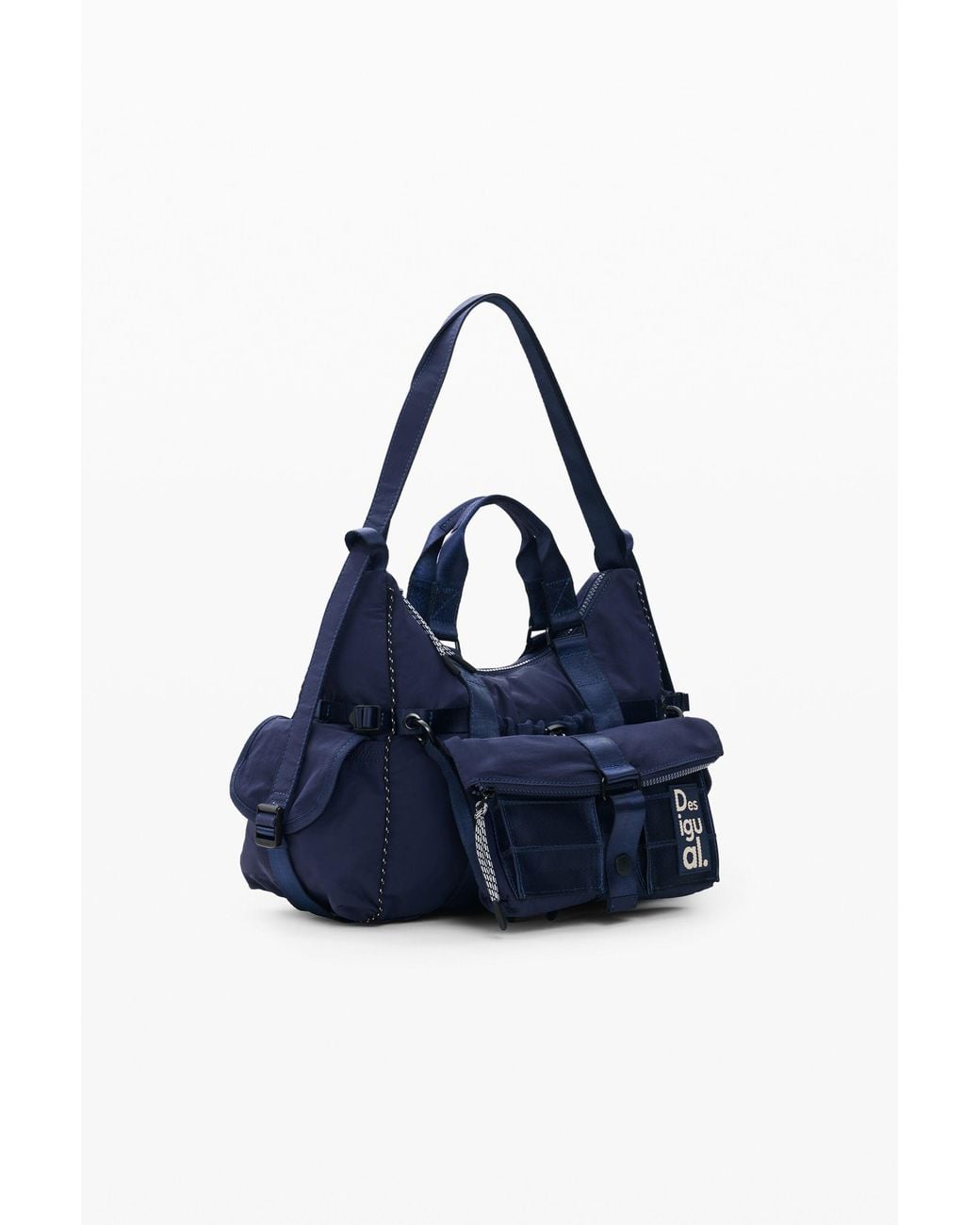 Desigual Blue Medium Backpack, Polyamide