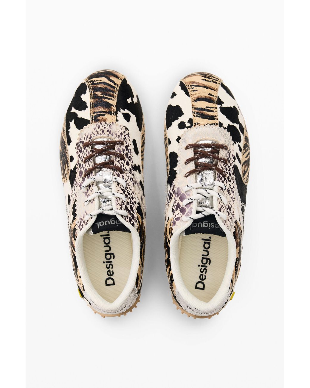 Desigual Multicolor Printed Sneakers