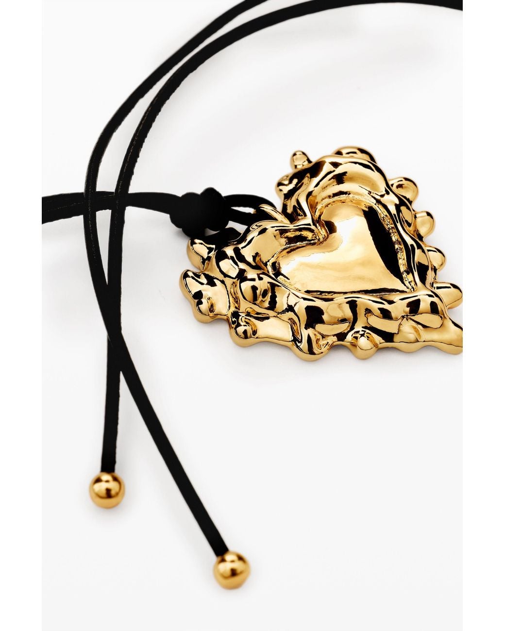 Desigual Metallic Heart Pendant Zalio