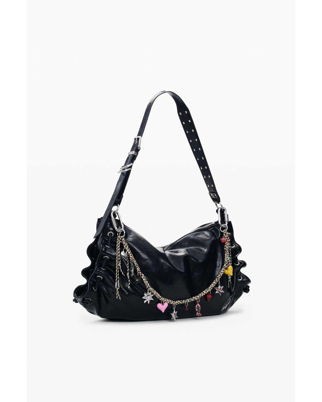 Desigual Black Crossbody Bag, Polyurethane