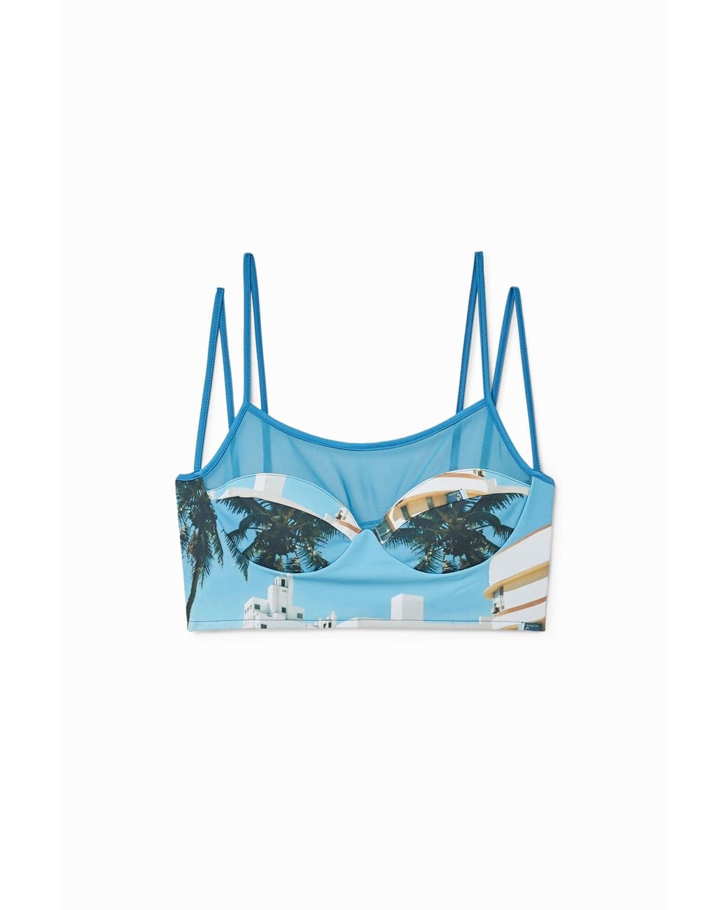 Desigual Blue Miami Slim Strappy Top