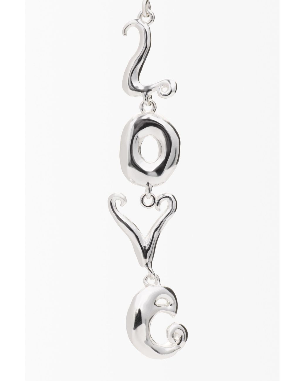 Desigual Pink Earrings Love Explosion