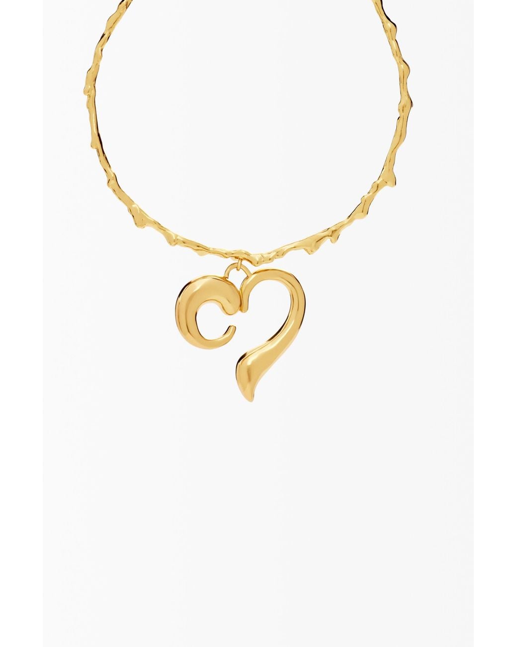 Desigual White Heart Pendant Zalio
