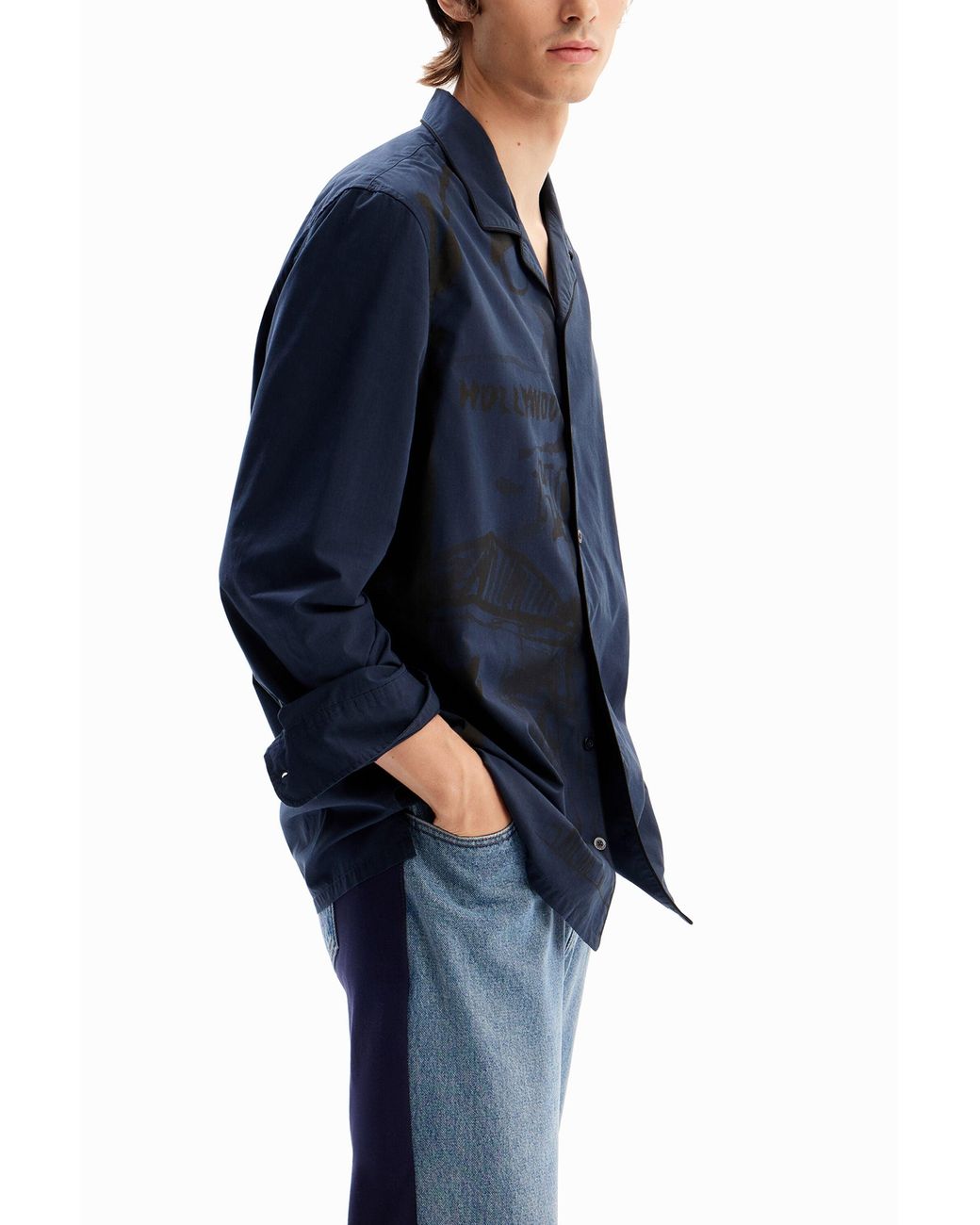 Desigual Blue Pyjama-Style Shirt for men