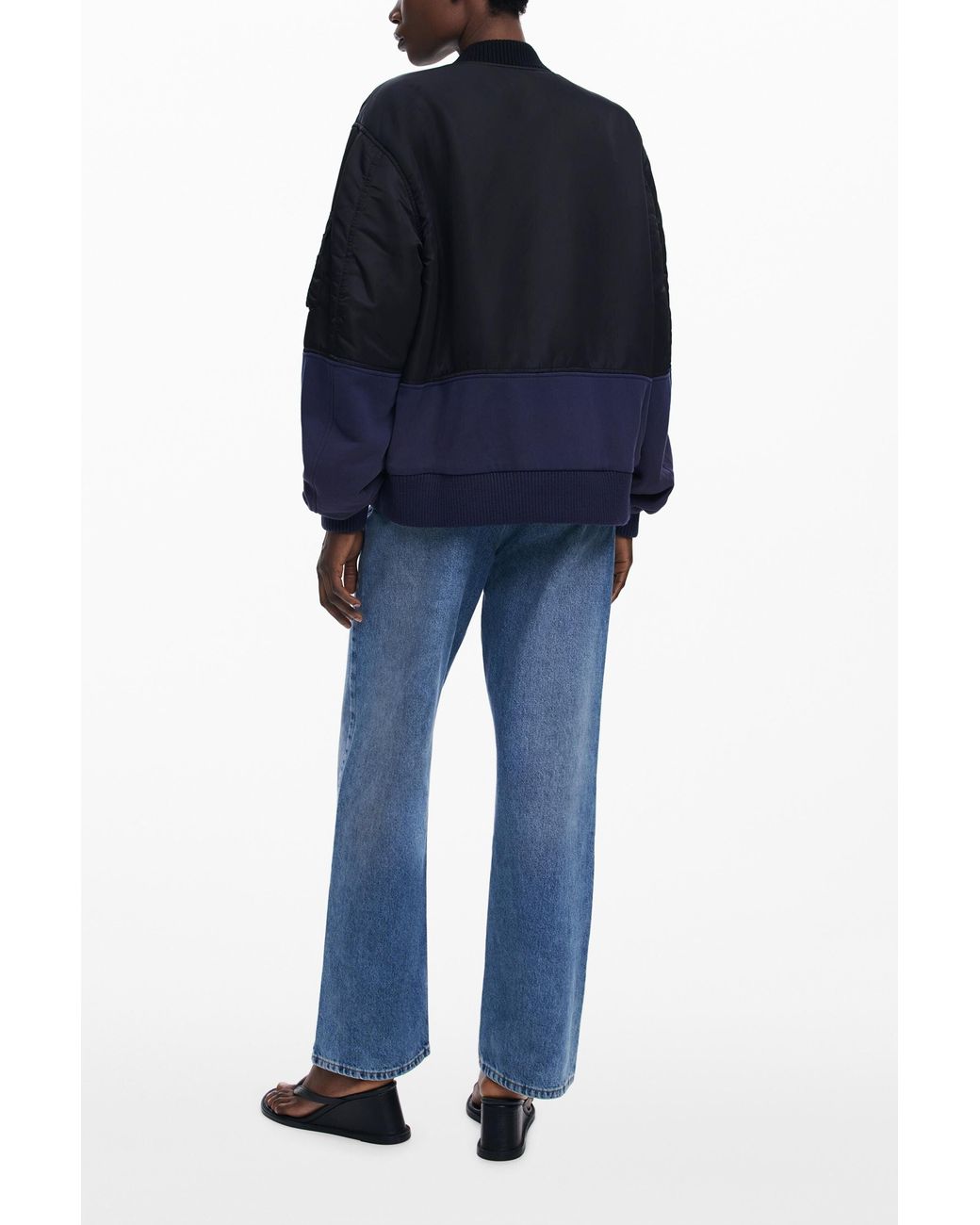 Desigual Blue Bomber Jacket Botter