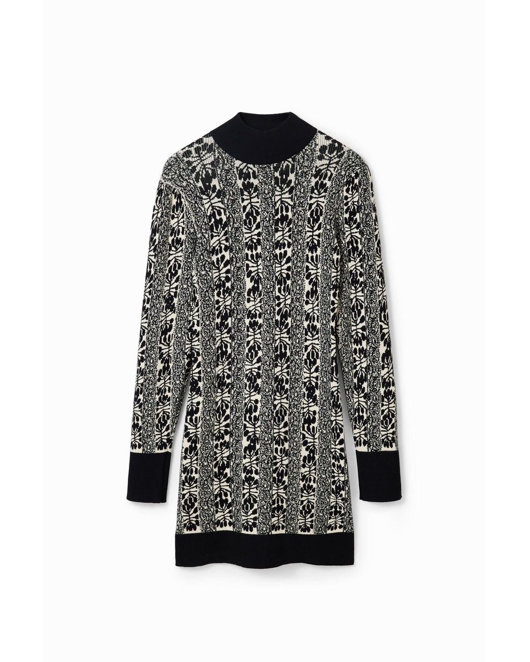 Desigual Black M. Christian Lacroix Short Knit Dress