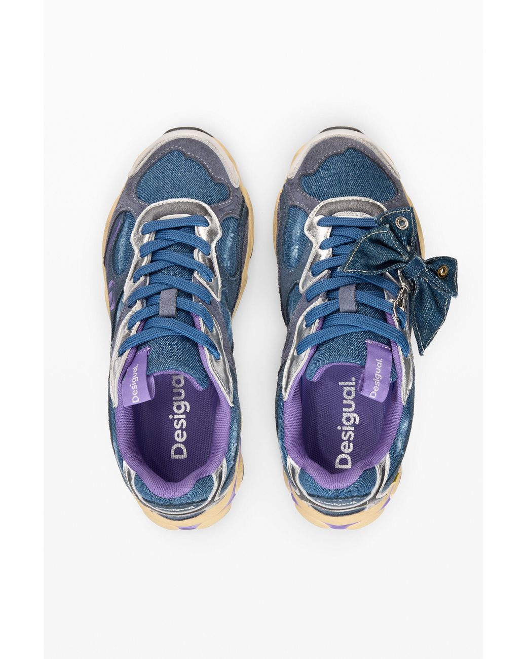 Desigual Blue Low-Top Sneakers
