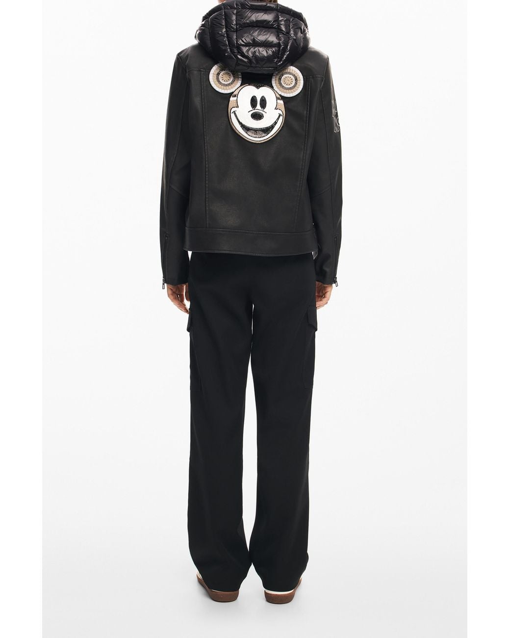Desigual Black Mickey Mouse Jacket