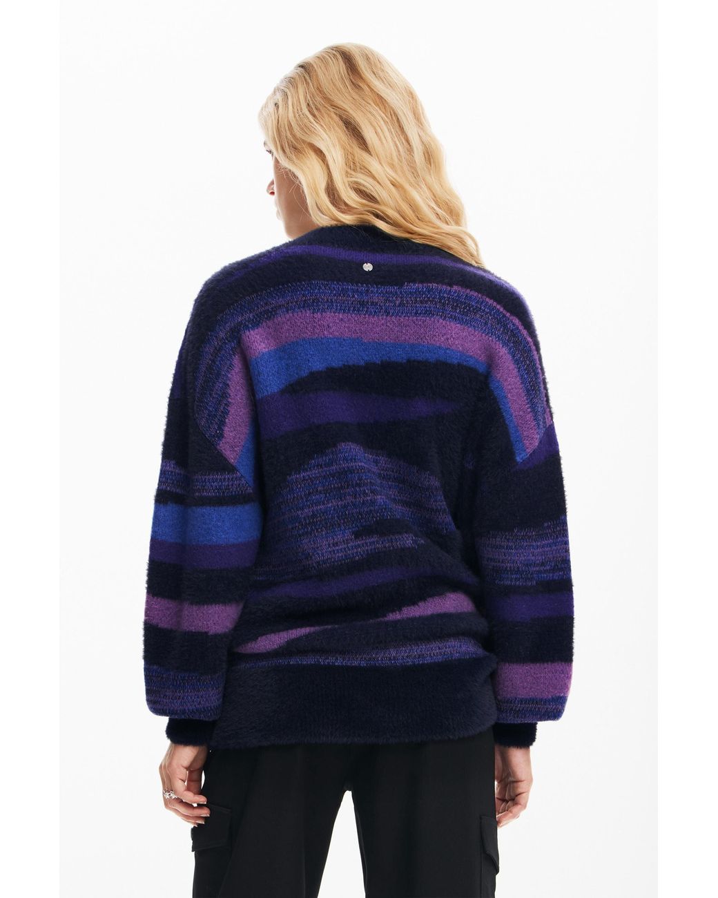 Desigual Blue Knit Sweater