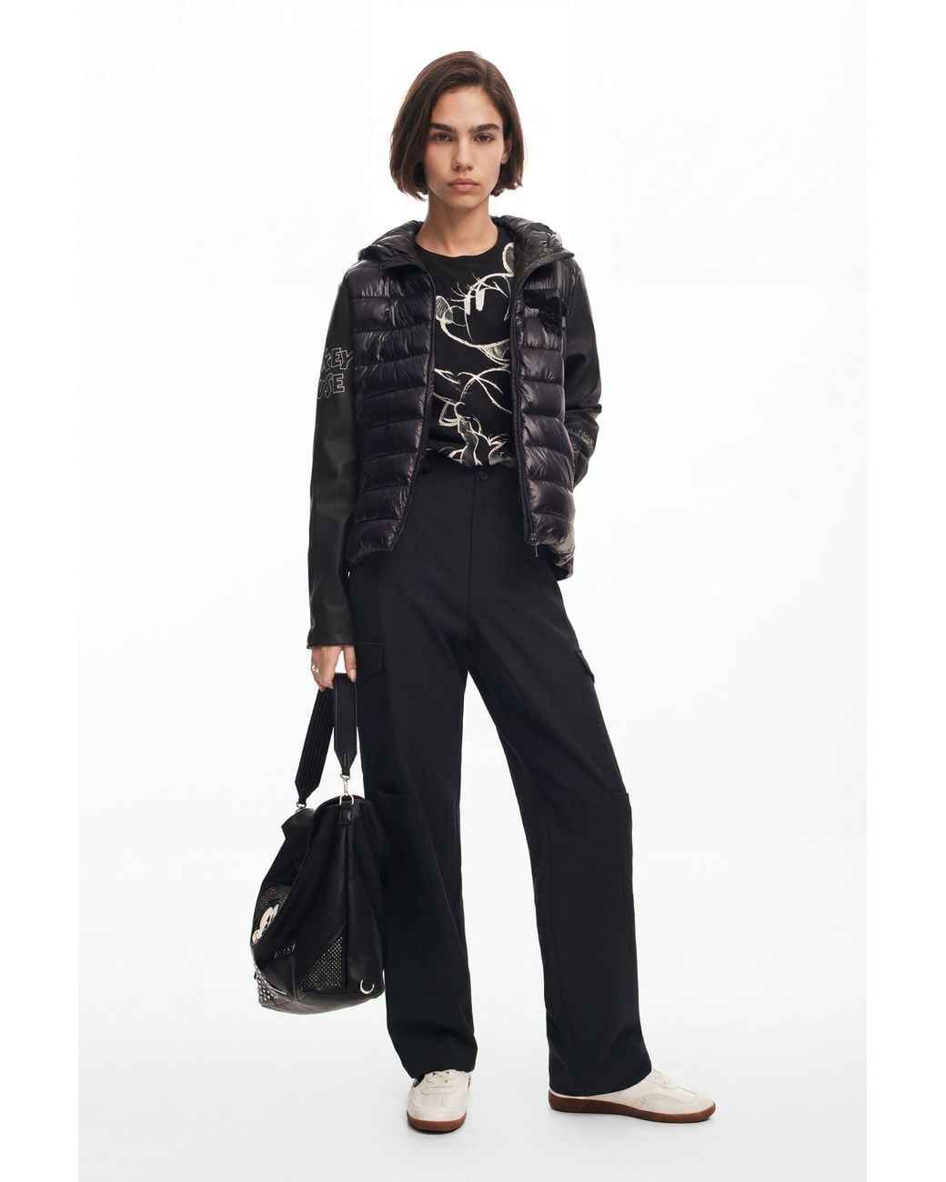 Desigual Black Mickey Mouse Jacket
