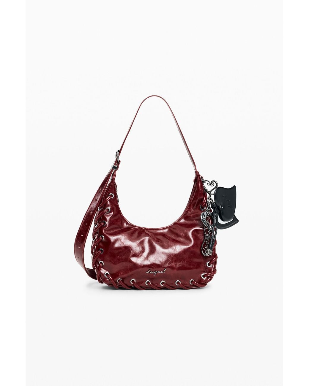 Desigual Red Small Bag, Polyurethane