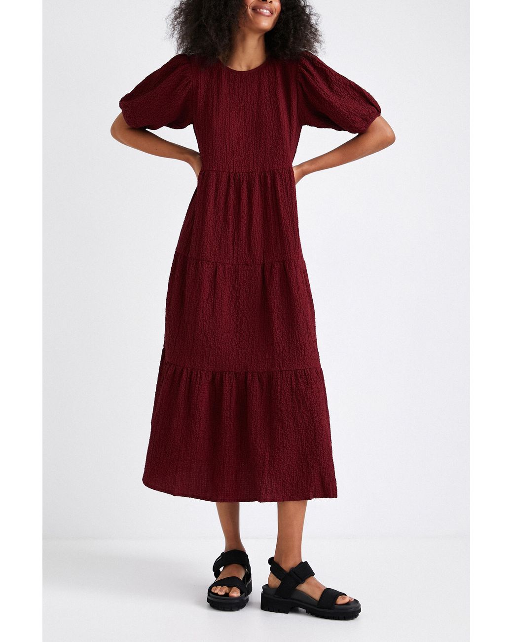 Desigual Textured Midi Dress