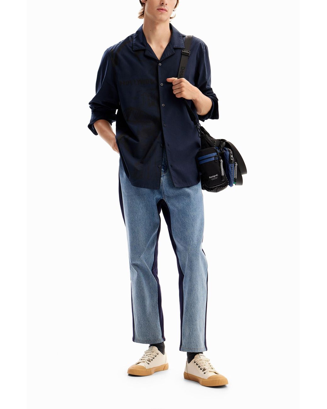 Desigual Blue Pyjama-Style Shirt for men