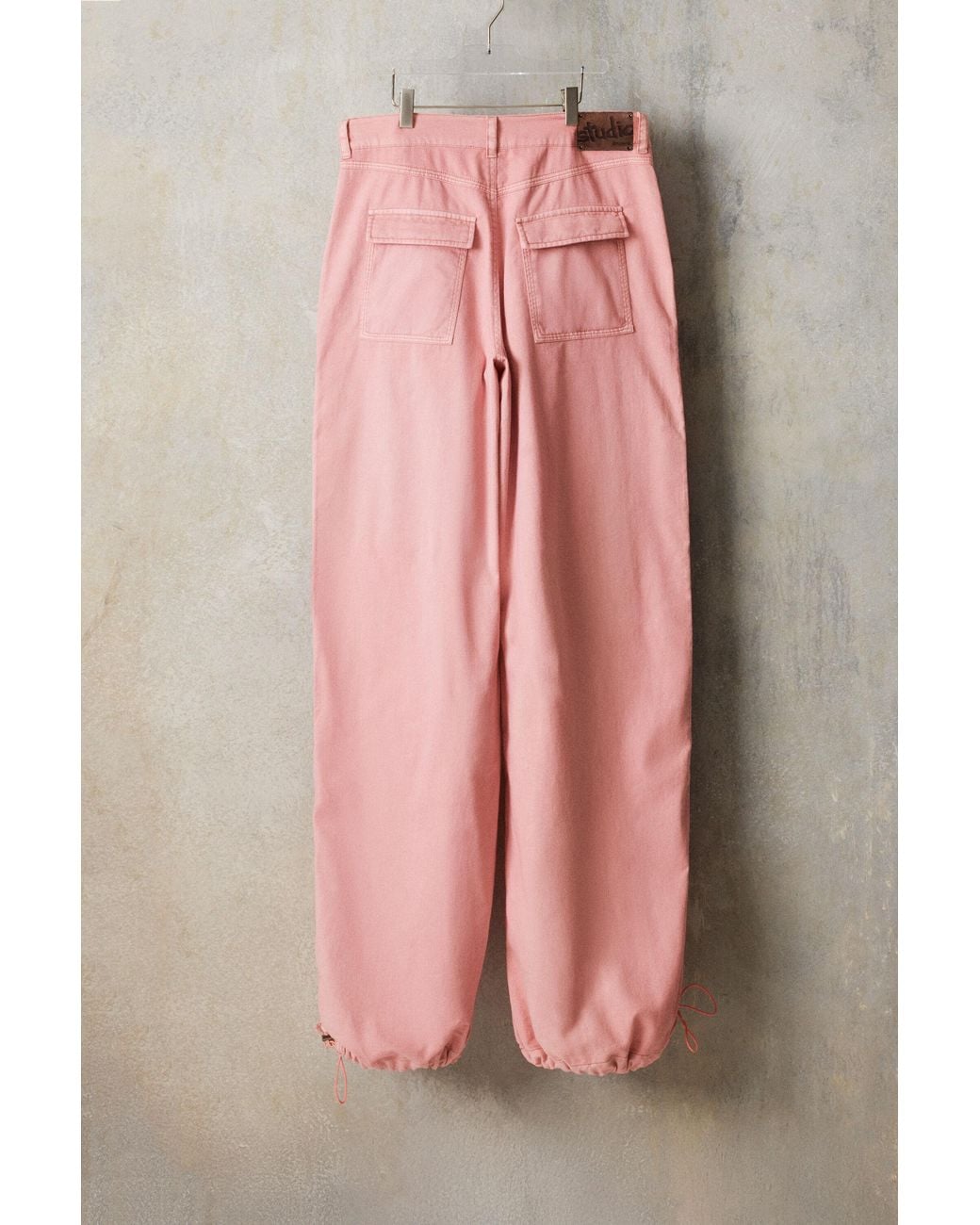 Desigual Pink Studio Cargo Long Pants, Cotton