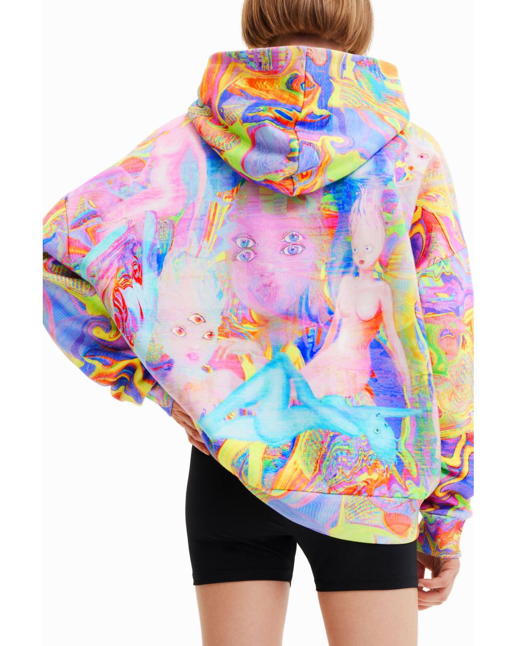 Desigual María Escoté Oversize Spirits Hoodie, Cotton | Lyst UK Desigual María Escoté Oversize Spirits Hoodie, Cotton | Lyst UK