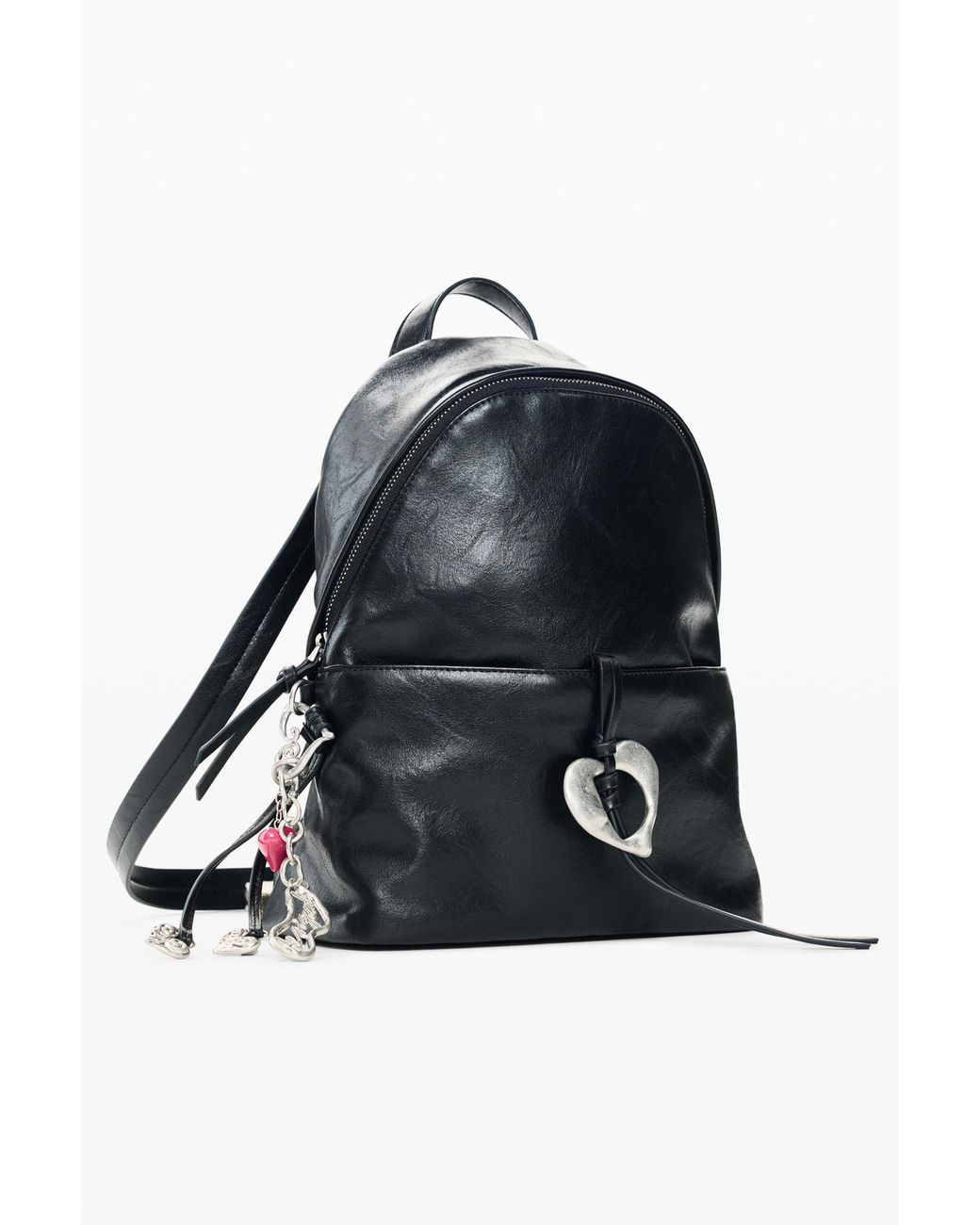 Desigual Blue Small Backpack, Polyurethane