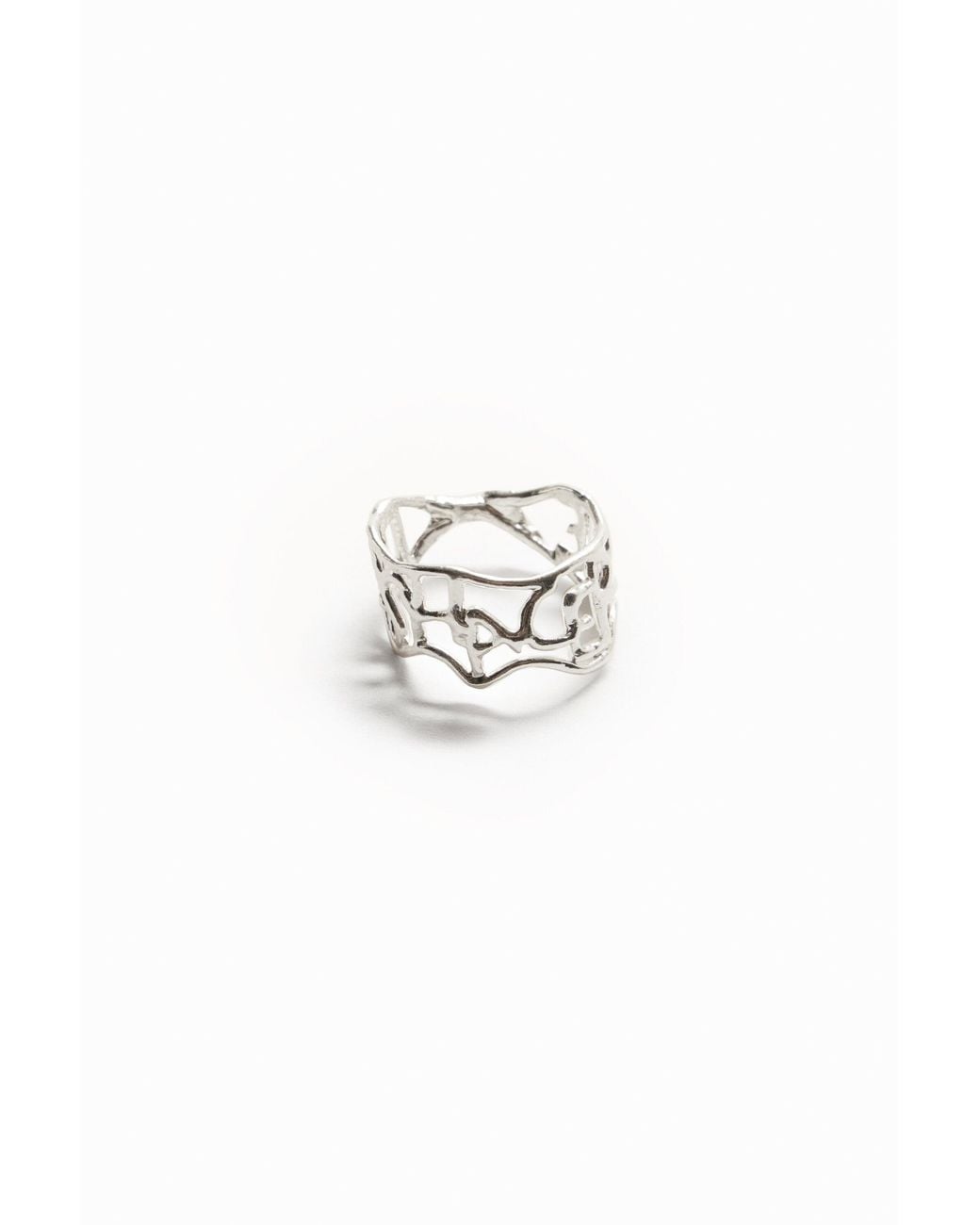 Desigual Brown Zalio Plated Message Ring