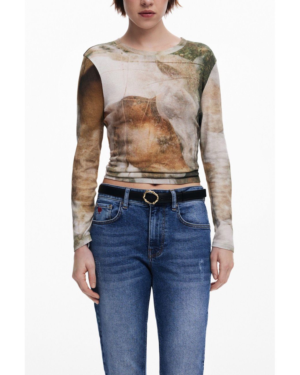 Desigual Black Zalio Leather Belt