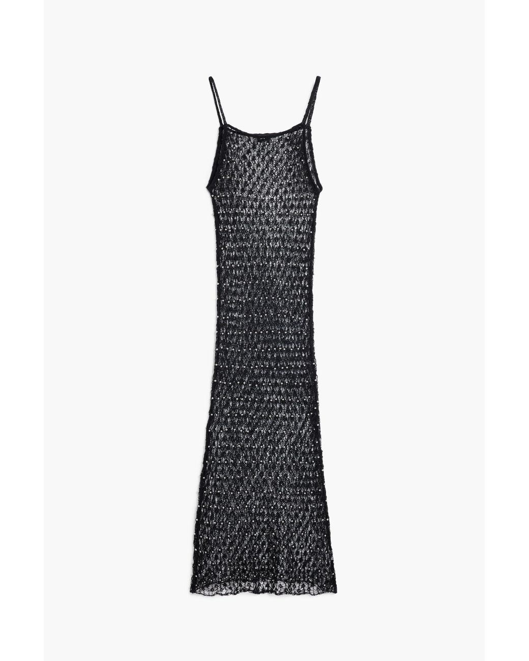 Desigual Black Plain Midi Dress