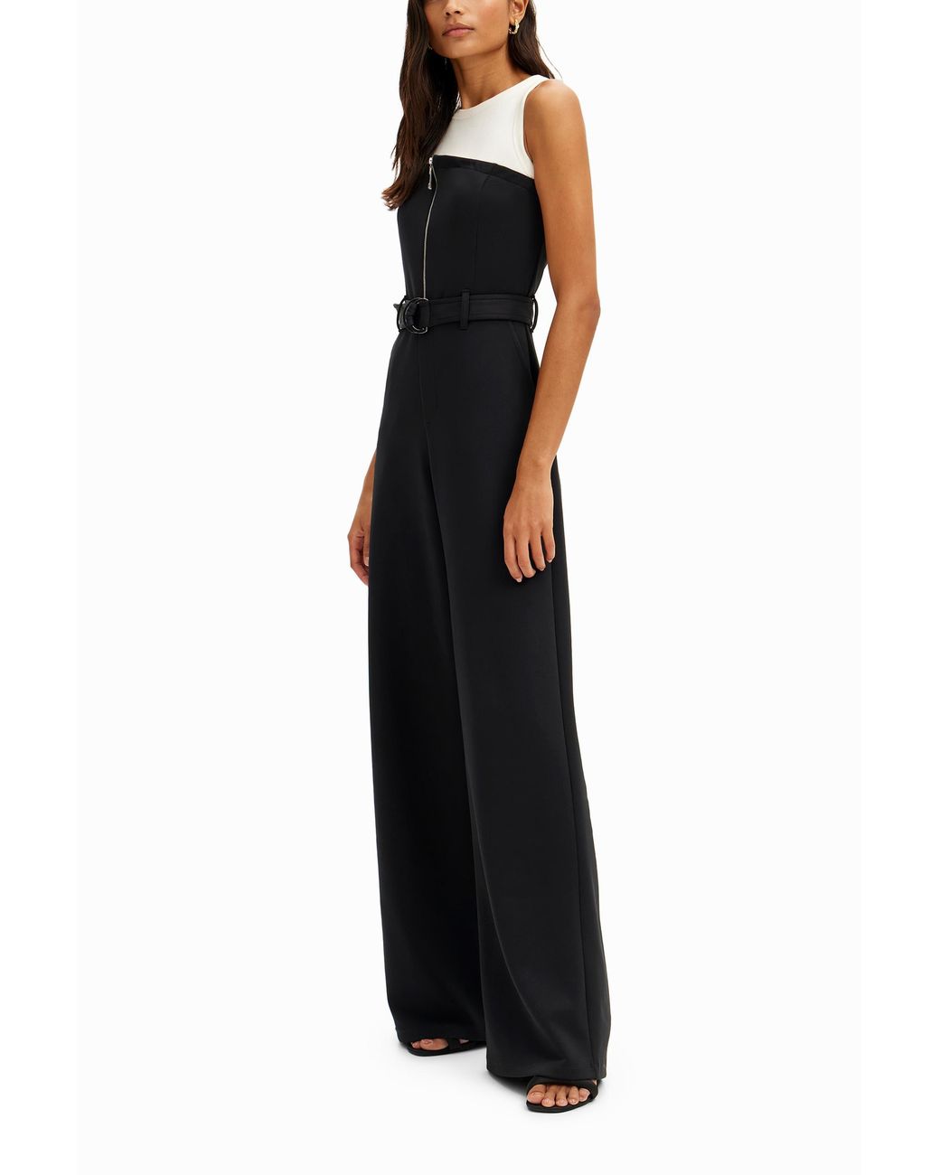 Desigual Black Long Jumpsuit