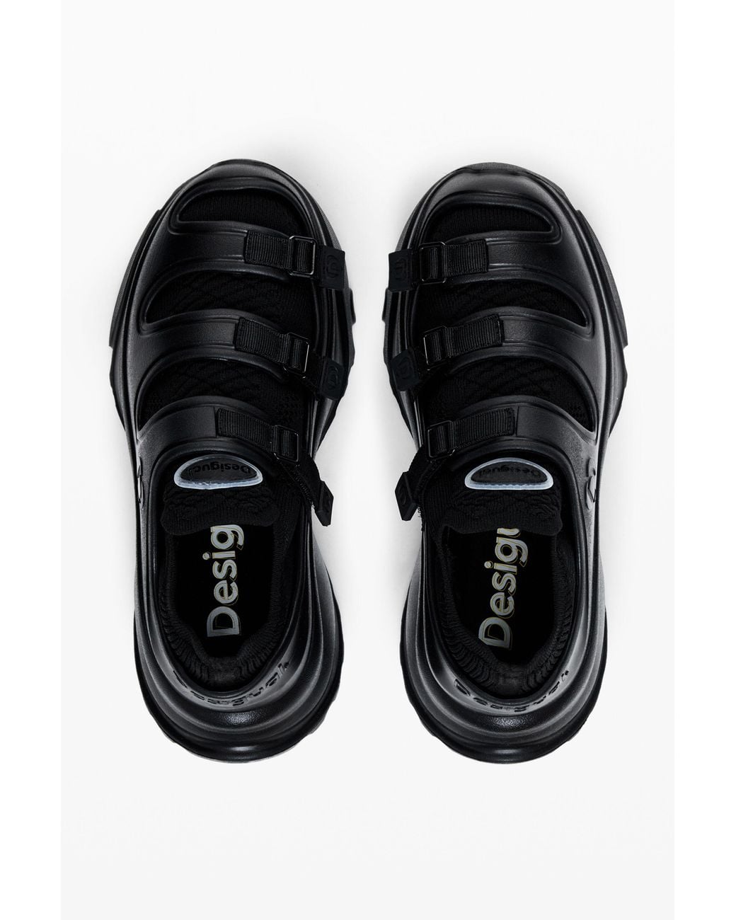 Desigual Black Slip-On Sneaker, Ethylene Vinyl Acetate