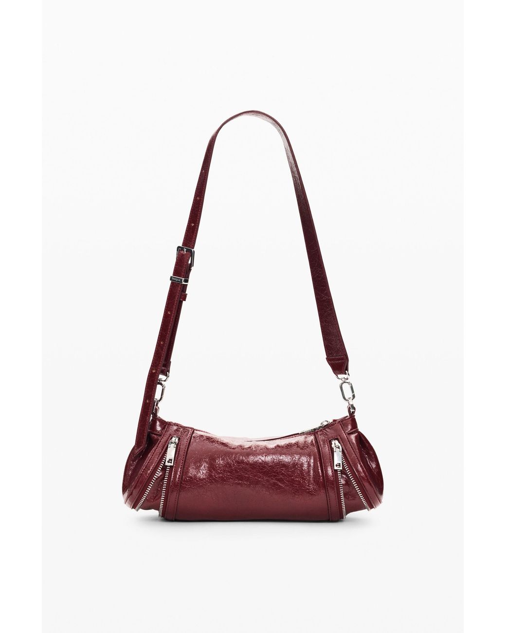 Desigual Red Medium Faux Leather Bag, Polyurethane