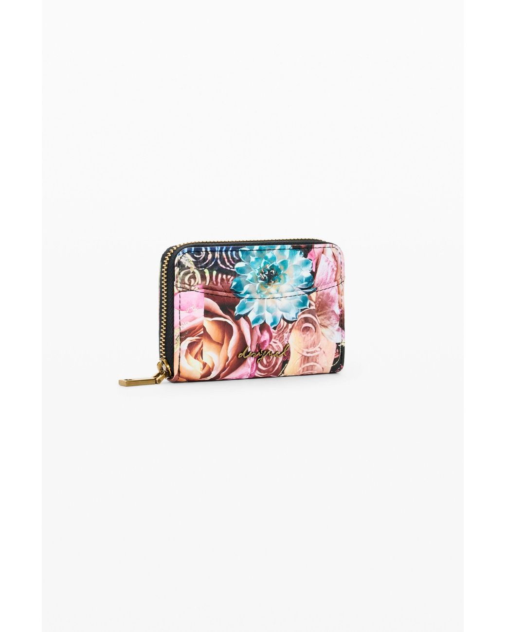 Desigual White Printed Wallet M. C. Lacroix, Polyurethane