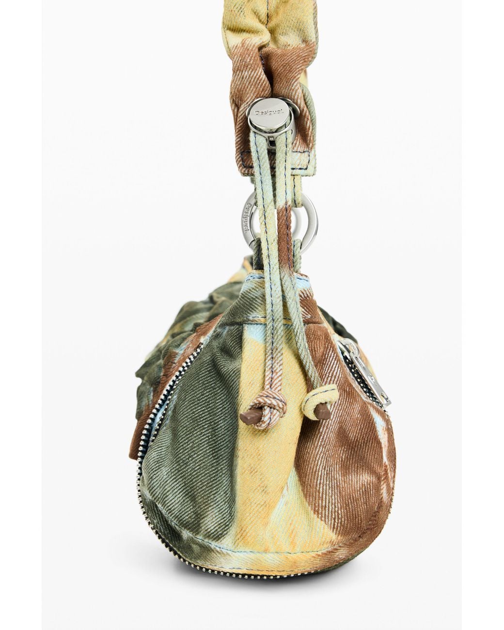 Desigual Metallic Small Bag, Cotton