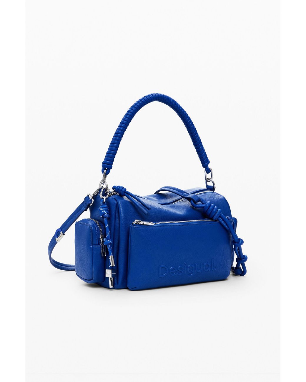 Desigual Blue Medium Logo Bag