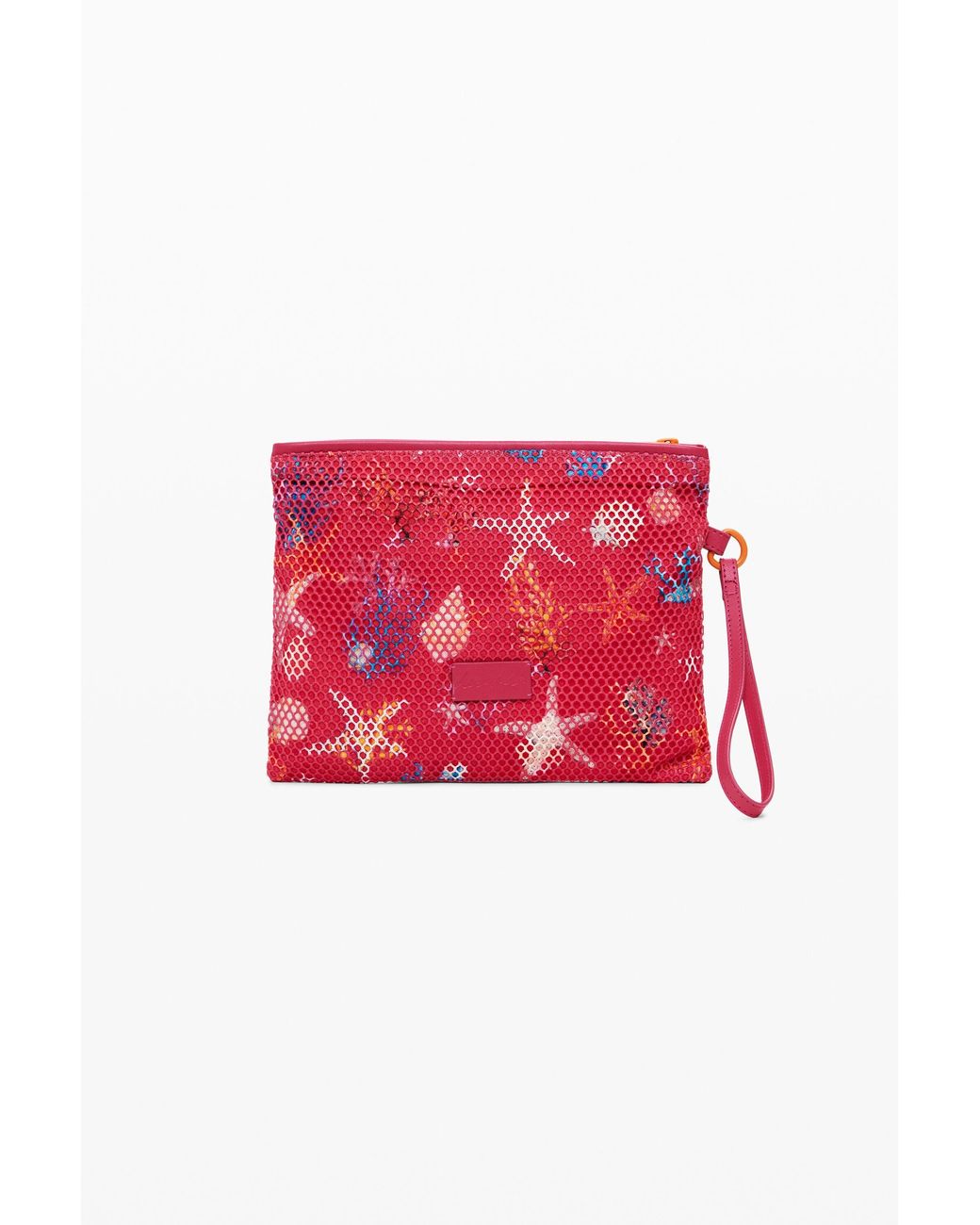 Desigual Medium Star-Textured Toiletry Bag, Polyester