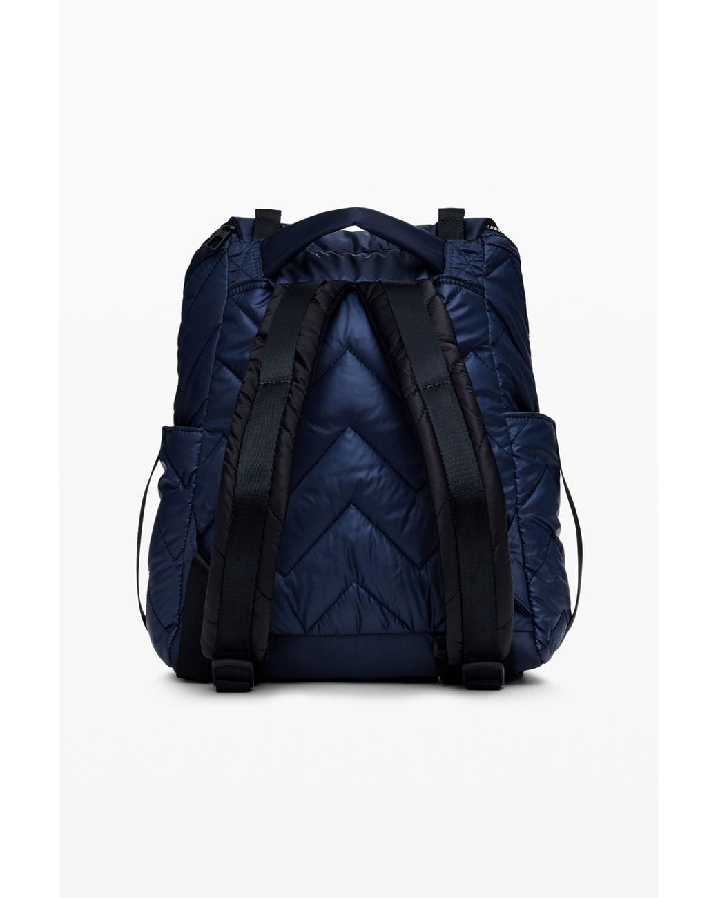 Desigual Blue Padded Multi-Pocket Backpack, Polyester